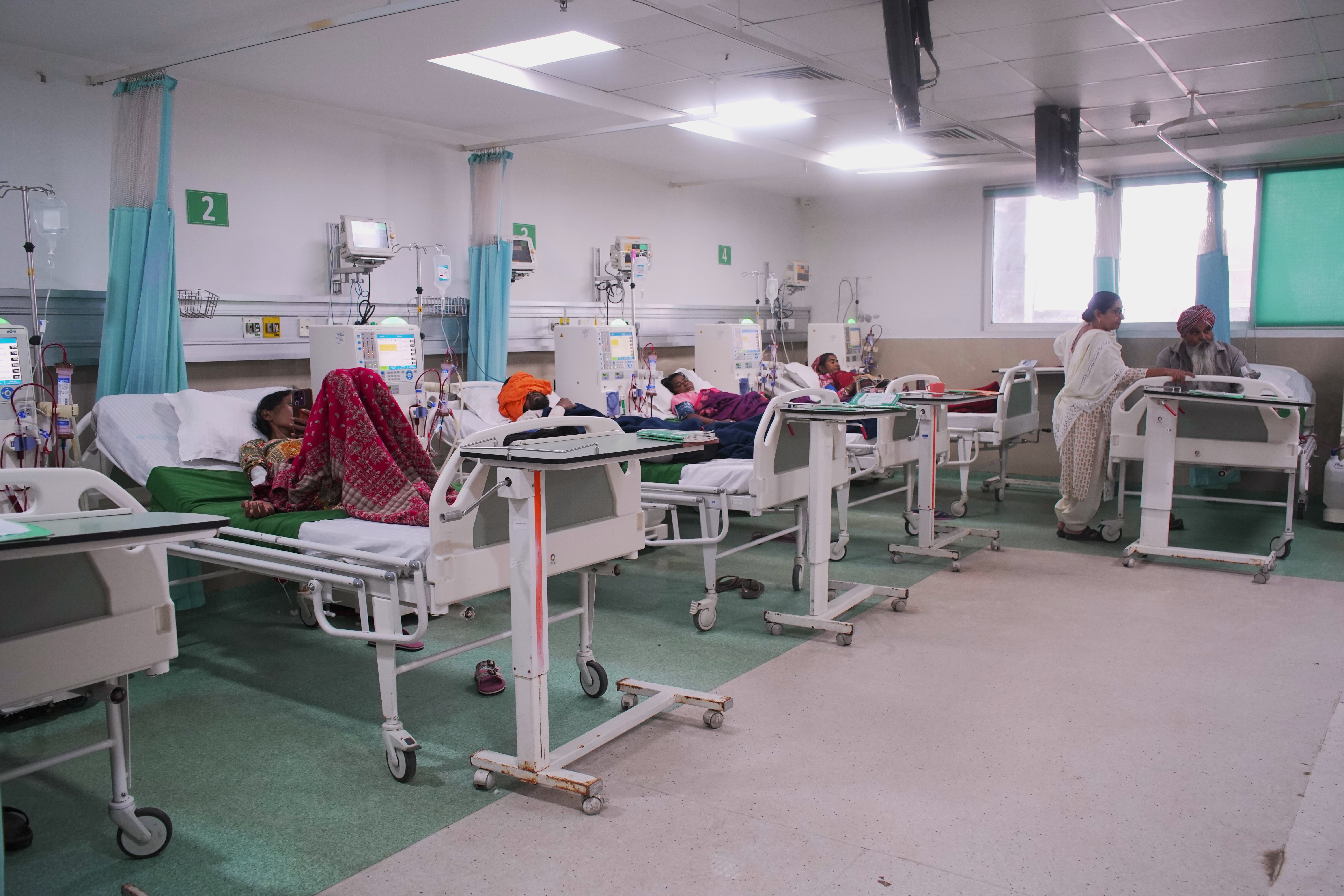 Neelam Hospital Dialysis Unit Patient Treatment Rajpura